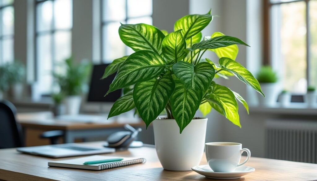 découvrez l'extraordinaire plante anti-stress au travail qui apporte calme et bien-être à votre espace professionnel.