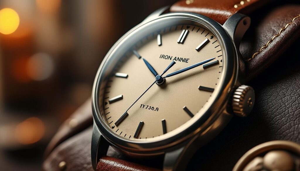 découvrez la montre iron annie, un modèle au design vintage élégant qui charme les passionnés de style intemporel et raffiné.