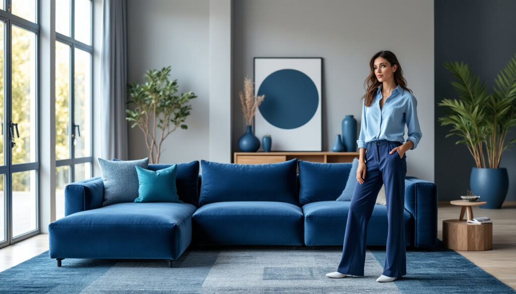 découvrez comment intégrer le bleu avec élégance dans votre style vestimentaire et votre décoration intérieure pour un charme discret et raffiné.